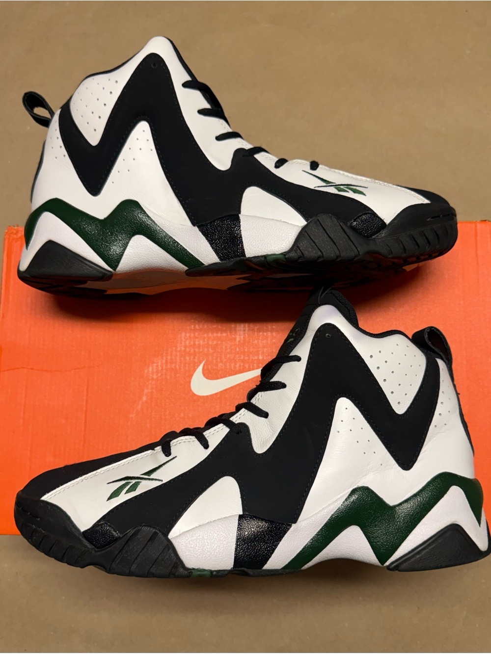 Reebok Kamikaze 2 Retro Sonics 2020 Mens Size 11.5 Basketball Shoes Rare!
